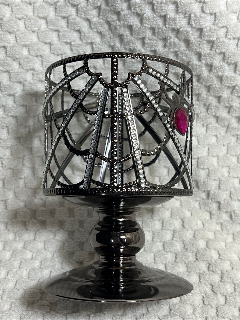 Bath and Body Works Halloween Spider Web 3 Wick Candle Holder